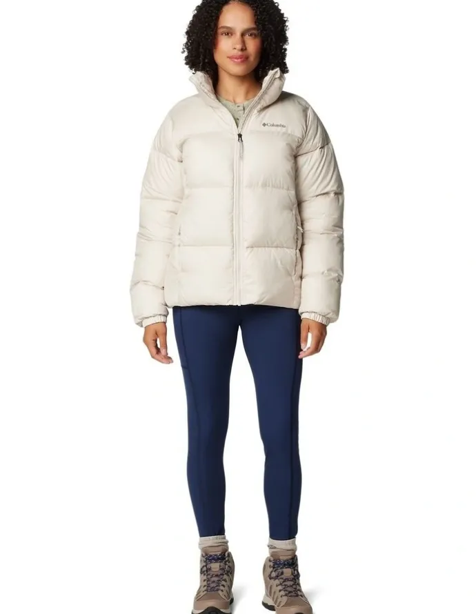 Columbia Puffect II Full Zip Insulated Puffer Jacket in Grey