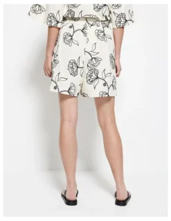 Commonry Aurora Short in Almond Floral