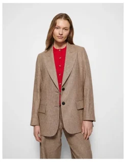 Commonry Bethanie Blazer in Dark Flax