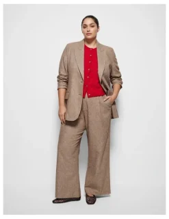 Commonry Bethanie Blazer in Dark Flax
