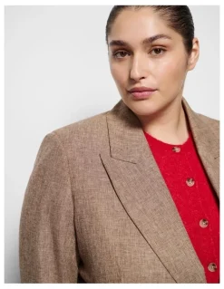 Commonry Bethanie Blazer in Dark Flax