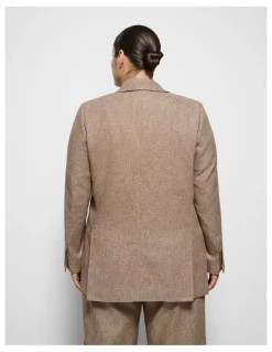 Commonry Bethanie Blazer in Dark Flax