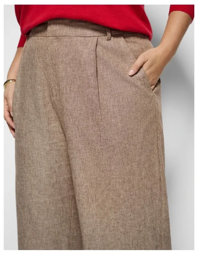 Commonry Bethanie Pant in Dark Flax