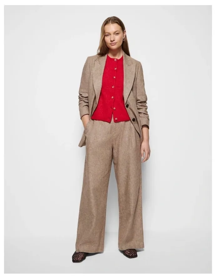 Commonry Bethanie Pant in Dark Flax