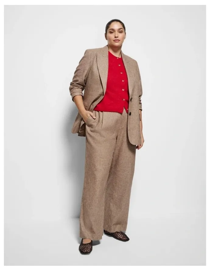Commonry Bethanie Pant in Dark Flax