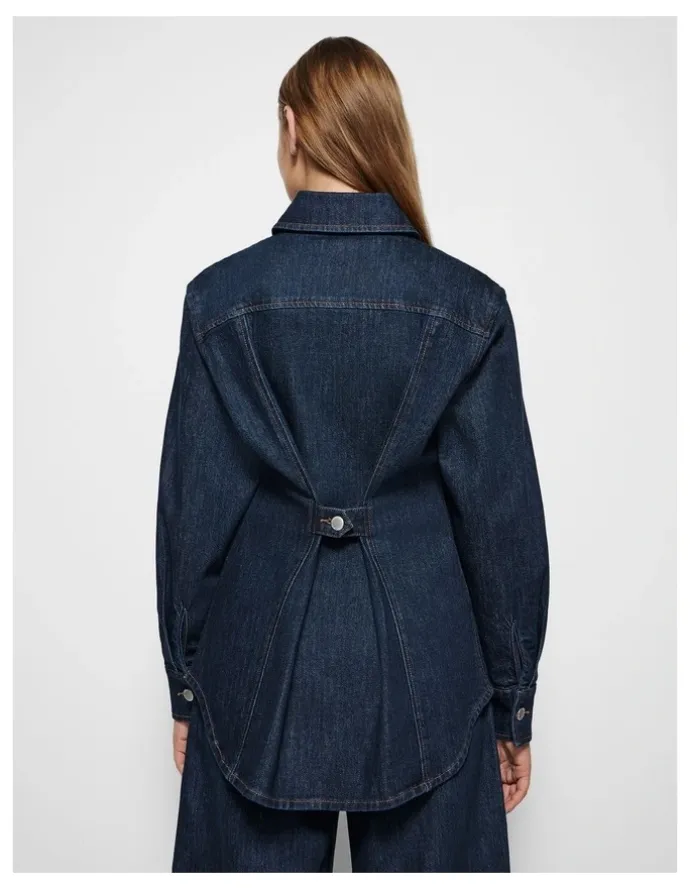 Commonry Caroline Denim Jacke in Raw Denim