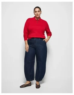 Commonry Caroline Jean in Raw Denim