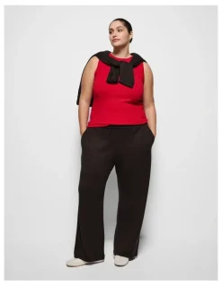 Commonry Helen Lounge Pant in Bitter Chocolate