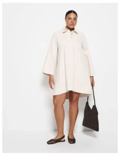 Commonry Lacie Dress in Natural Wash