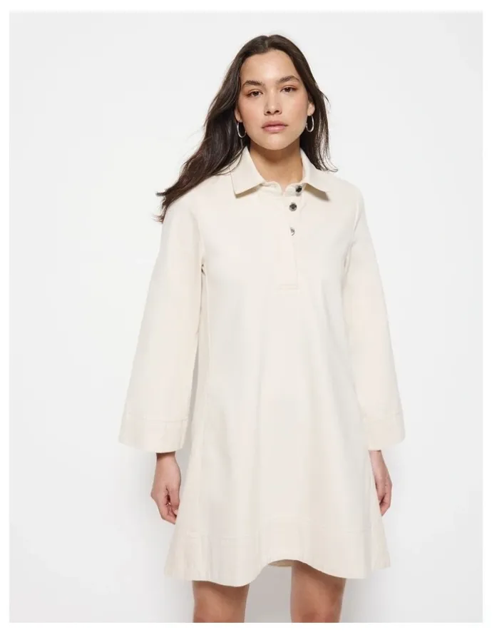 Commonry Lacie Dress in Natural Wash