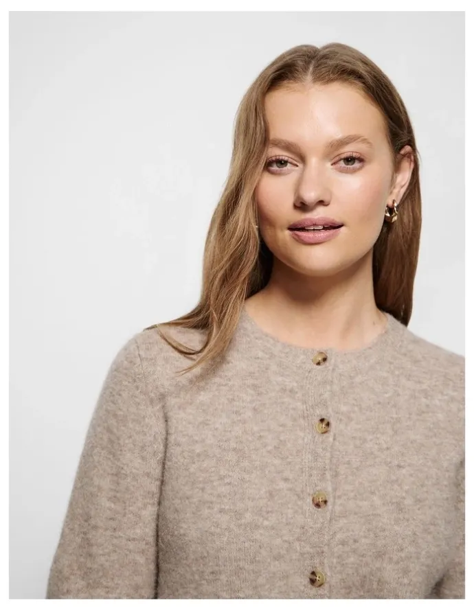 Commonry Leanna Cardigan in Rye Marle