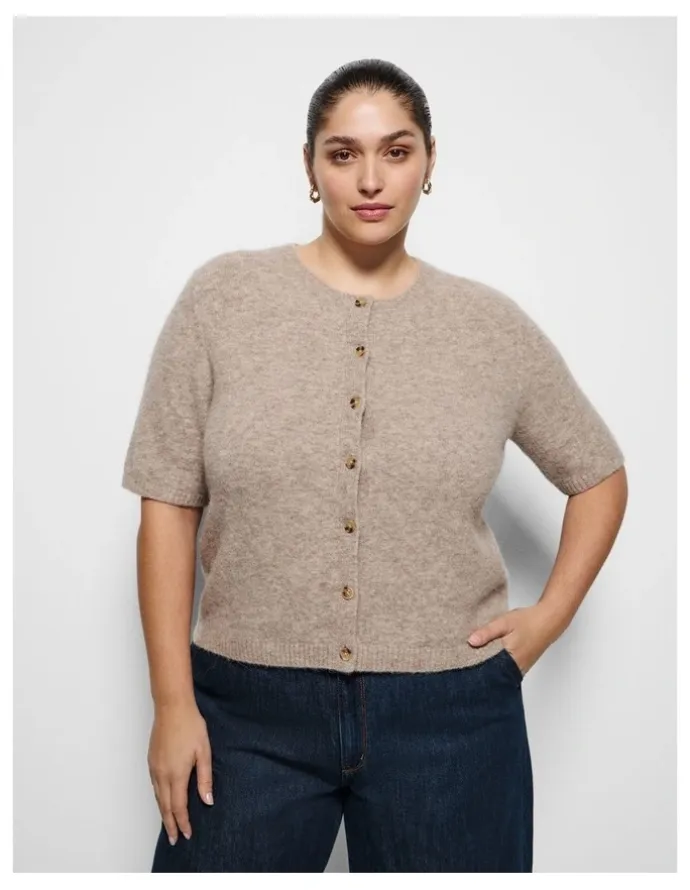 Commonry Leanna Cardigan in Rye Marle
