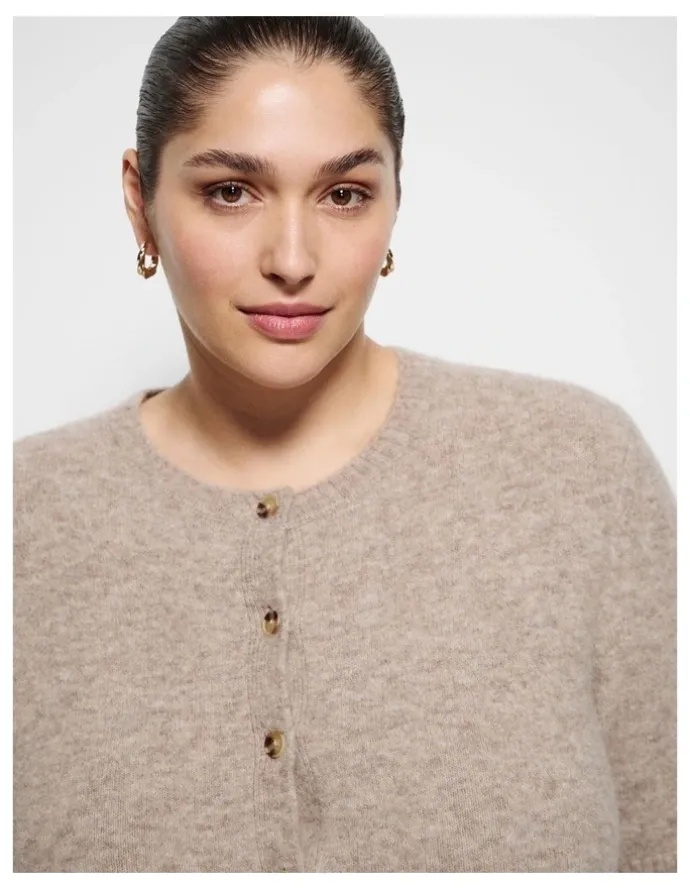 Commonry Leanna Cardigan in Rye Marle