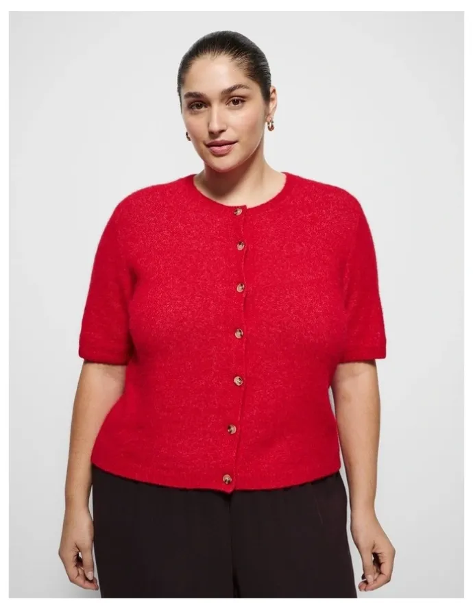 Commonry Leanna Cardigan in Rouge