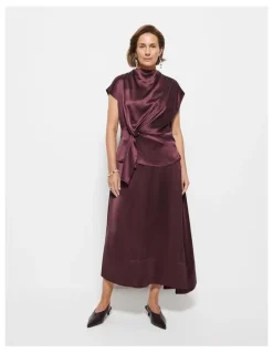 Commonry Mara Skirt in Plum