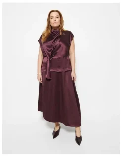 Commonry Mara Skirt in Plum