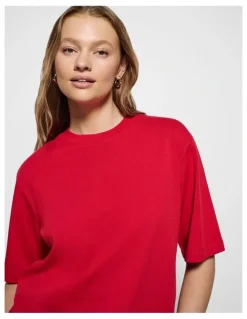 Commonry Modern Tee in Rouge