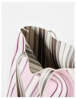 Commonry The Cara Stripe Tote in Pink Multi