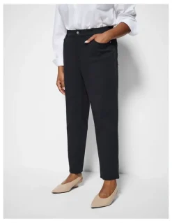 Commonry The Soft Stretch Casual Pant in Black