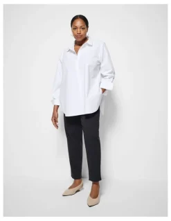 Commonry The Soft Stretch Casual Pant in Black