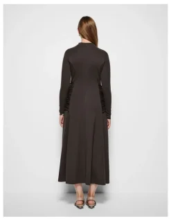 Commonry Michala Dress in Bitter Chocolate