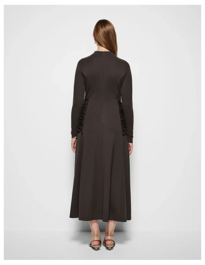 Commonry Michala Dress in Bitter Chocolate