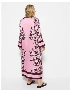 Commonry Natalia Dress in Pink Floral