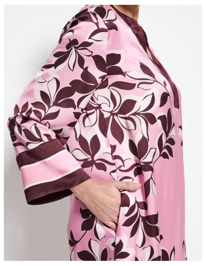 Commonry Natalia Dress in Pink Floral