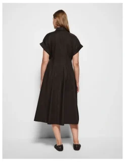 Commonry Niki Dress in Bitter Chocolate