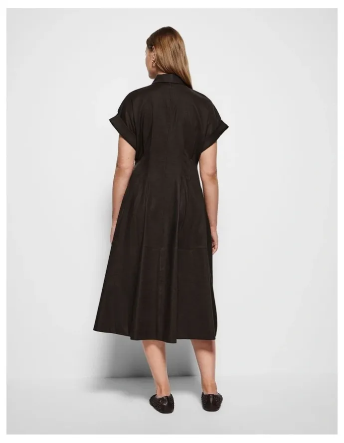 Commonry Niki Dress in Bitter Chocolate