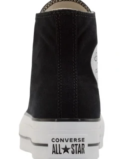 Converse Chuck Taylor All Star Lift Hi Top Sneaker in Black/White