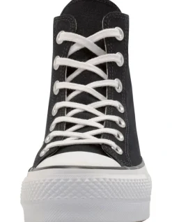Converse Chuck Taylor All Star Lift Hi Top Sneaker in Black/White
