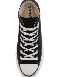 Converse Chuck Taylor All Star Lift Hi Top Sneaker in Black/White
