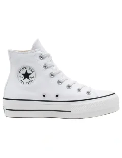 Converse Chuck Taylor All Star Canvas Platform Sneaker in White