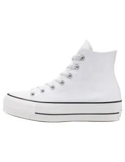 Converse Chuck Taylor All Star Canvas Platform Sneaker in White