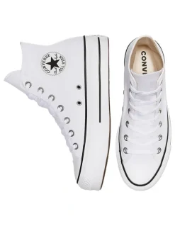 Converse Chuck Taylor All Star Canvas Platform Sneaker in White