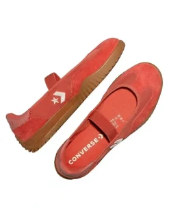Converse Run Star Trainer Ballet Flat in Smoked Paprika/Burn Out/Gum