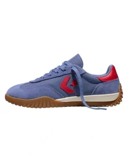 Converse Run Star Trainer Suede in Indigo Storm/Red/Gum
