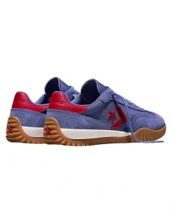 Converse Run Star Trainer Suede in Indigo Storm/Red/Gum