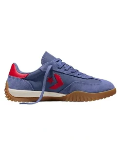 Converse Run Star Trainer Suede in Indigo Storm/Red/Gum