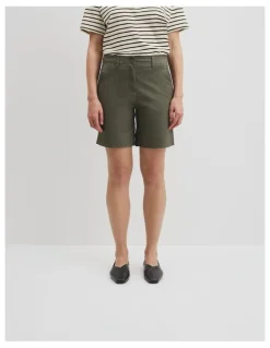 Country Road Australian Cotton Twill Walk Short in Khaki