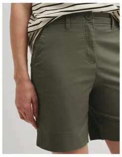 Country Road Australian Cotton Twill Walk Short in Khaki