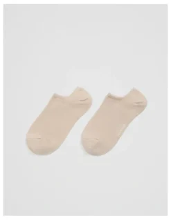 Country Road Australian Cotton Blend Sneaker Sock in Pebble