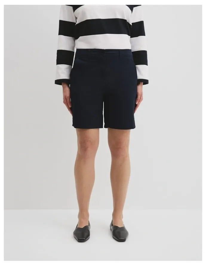 Country Road Australian Cotton Twill Walk Short in Ink