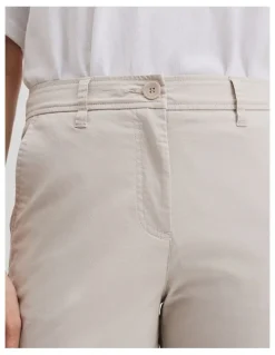 Country Road Australian Cotton Twill Walk Short in Stone