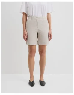 Country Road Australian Cotton Twill Walk Short in Stone