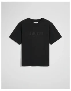 Country Road Australian Cotton Cr T-shirt in Black