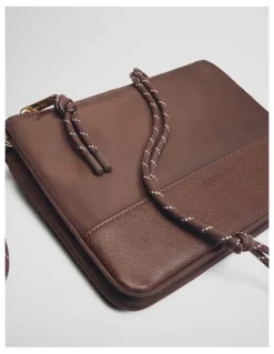 Country Road Cord Strap Crossbody in Mocha