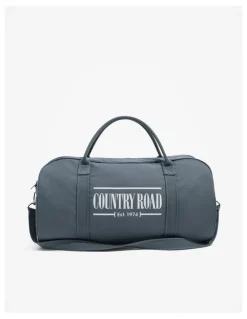 Country Road Cotton Heritage Zip Canvas Tote in Chambray