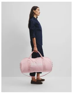 Country Road Cotton Heritage Zip Canvas Tote in Floss Pink